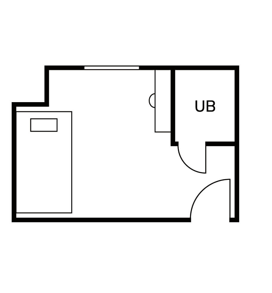 部屋の平面図