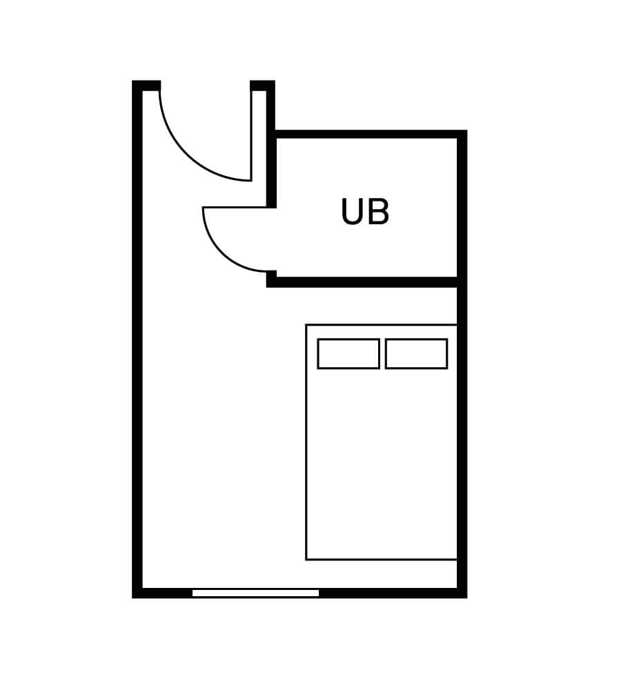 部屋の平面図