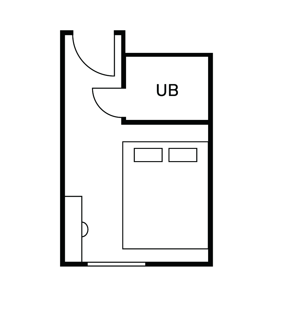 部屋の平面図