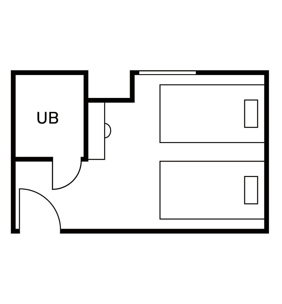 部屋の平面図