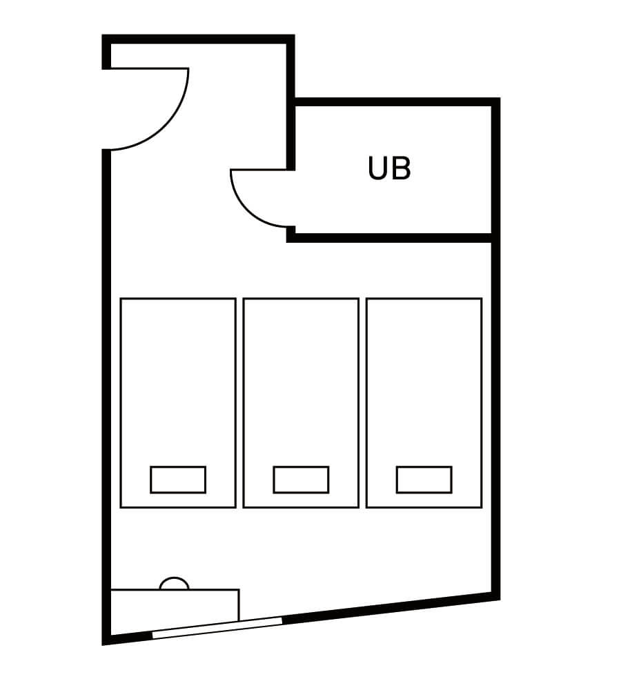 部屋の平面図