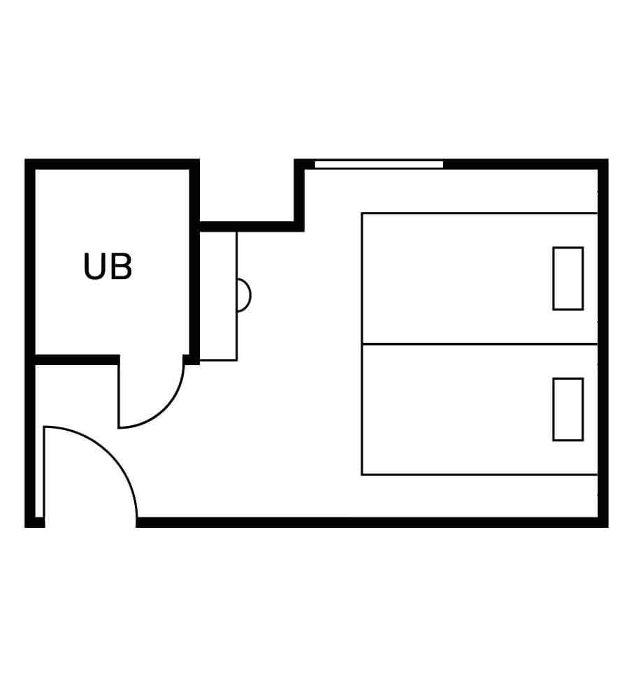 部屋の平面図